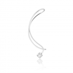 Ear Cuff em Prata 925 Único Ponto de Luz