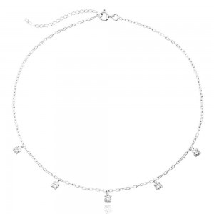 Choker em Prata 925 Pontos de Luz