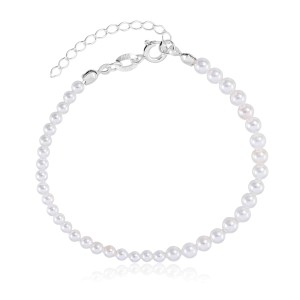 Pulseira em Prata 925 Pérolas Shell